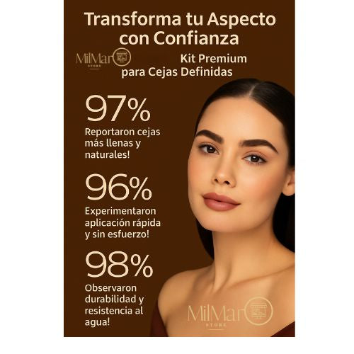 Eyebrow Stam Kit Premium para Cejas Definidas