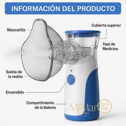 Nebulizador Portátil Niños y Adultos
